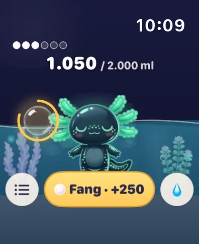Das Aquarium bei Nacht auf der Apple Watch