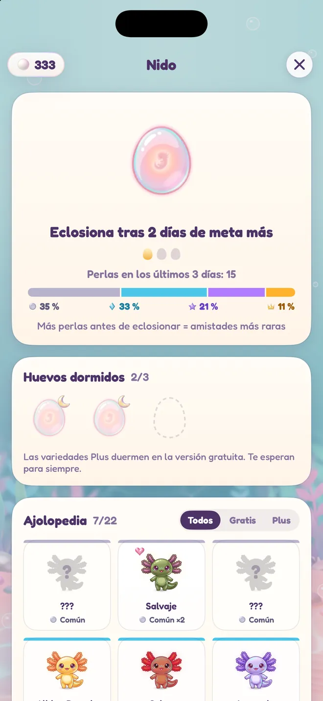 El Nido, donde esperan los huevos y crece la colección de ajolotes