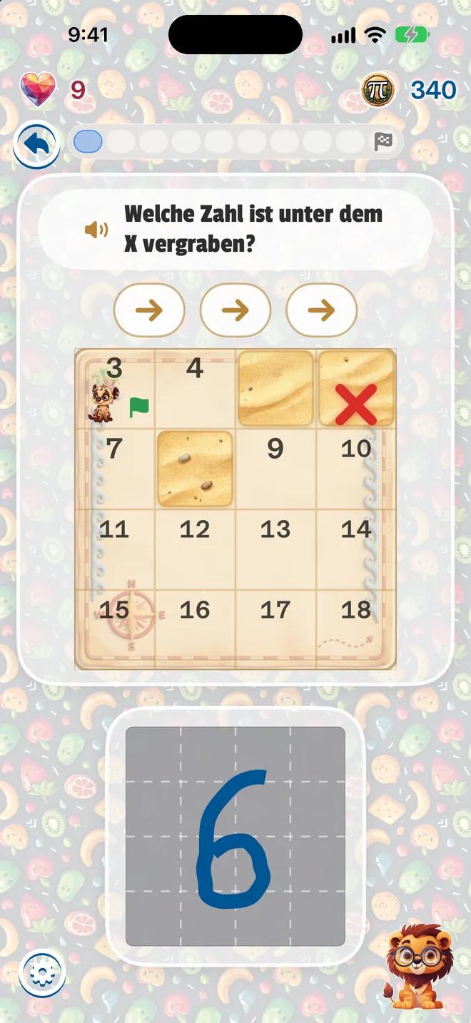 Deutsch版の数をかぞえるゲーム