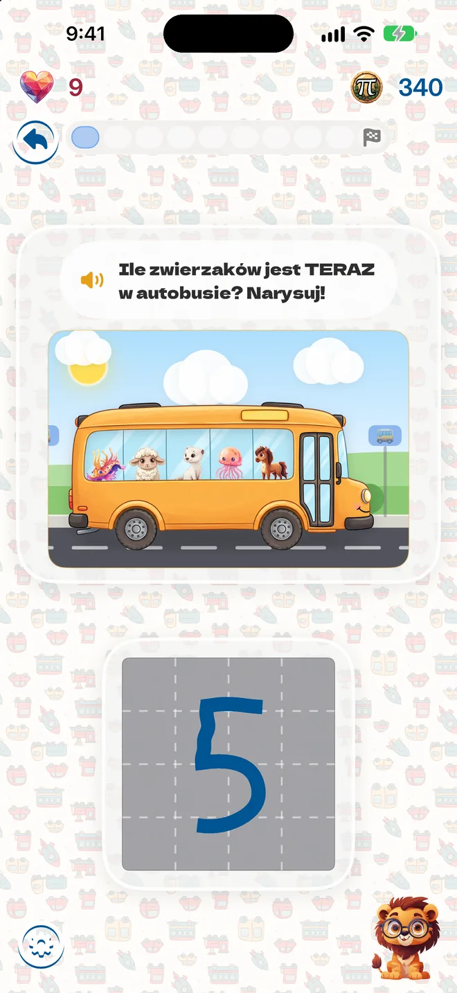 Polski版の数をかぞえるゲーム