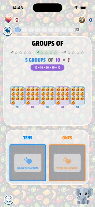 Learning multiplication as groups in 99 Math Animals